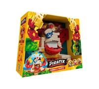 Temple Gorille de jeu - PIRATIX ADVENTURE WORLD - 47.5x16.5x36.6 cm - 9 pièces - Totem doré - 2 Piratix exclusifs