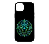 Temple Jaguar Relic Emblème Gardien Lumineux Coque pour iPhone 14 Plus