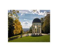 Temple Monopteros sur Le Neroberg, Wiesbaden, Hesse，Puzzle 1000 Pièces Puzzle en Papier d'impression Haute Définition Défiez Le Problème Stimuler La Créativité Jeu Interactif（38x26cm）-Q78