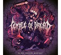 Temple of Dread - Blood Craving Mantras - Vinyle 12" coloré (rouge/noir)