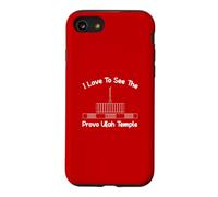 Temple Provo Utah, J'aime Voir Mon Temple, Primaire Coque pour iPhone SE (2020) / 7/8