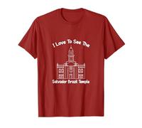 Temple Salvador Brésil, j'aime voir mon temple, primaire T-Shirt