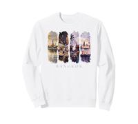 Temples de Thaïlande, Tuk-Tuks et Horizon - Vacances Bangkok Sweatshirt