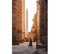 Temples égyptiens - Puzzle de 500 pièces pour Adultes, Puzzle coloré pour développer l'intelligence (14 Ans et Plus)