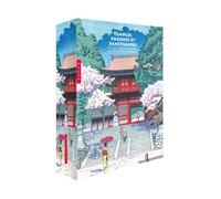Temples, pagodes et sanctuaires par les grands maîtres de l'estampe japonaise (coffret) - Jocelyn Bouquillard - Hazan Eds - Coffret - Beau livre