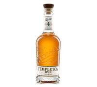 TEMPLETON RYE 4 ans - Rye Whisky (Sègle) - Notes de Vanille, Orange & Epices - A déguster pur ou avec un glaçon - 40% Alcool - Origine : Etats-Unis - 70 cl