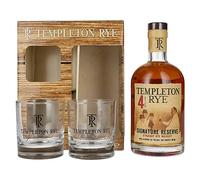 Templeton Rye 4 Years Old Signature Reserve Straigth Rye Whiskey 40% Vol. 0,7l in Giftbox with 2 glasses