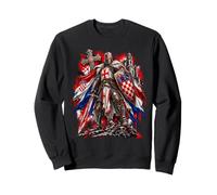Templier catholique croate épique Sweatshirt