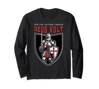 Templier Deus Vult Knight L'heure d'une Nouvelle Croix des Manche Longue