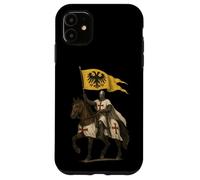 Templier Knight avec Le Drapeau de l'empire Romain du Saint Coque pour iPhone 11