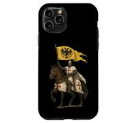 Templier Knight avec Le Drapeau de l'empire Romain du Saint Coque pour iPhone 11 Pro