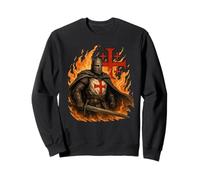 Templiers catholiques et Croix de Jérusalem Sweatshirt