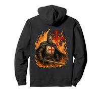 Templiers chrétiens avec Croix de Jérusalem Sweat à Capuche