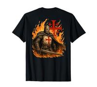 Templiers chrétiens avec Croix de Jérusalem T-Shirt