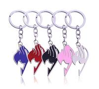 Templom SIX Lot de 5 porte-clés en métal représentant une queue de fée.