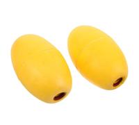 TEMPNAP 1 Ensemble Bouée Flottante en PVC Jaune pour Pièges à Homards et Casiers à Crabes, Support Stable Surface Lisse et Design Compact pour Systèmes D'aquaculture en Lac 2 Pièces