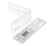 TEMPNAP 1 Ensemble Moniteur de Fissures Transparent Outil de Mesure pour Angles et Dimensions de Fissures Équipement Polyvalent pour Construction et Rénovation