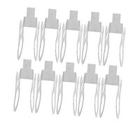 TEMPNAP 10 Pièces Clip de Fixation Forme de Poire pour Tubes Chauffants de Accessoires de Support pour Lampes Installation Facile Fixation Stable et Compatible avec Divers Tubes Lumineux