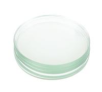 TEMPNAP 10 Pièces Verre de Montre Rond Plat en Verre Résistant Haute Température pour Laboratoire et e Chimie, Robuste et Pouvant Servir de Couvercle de Bécher