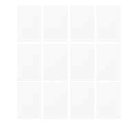 TEMPNAP 100 Cartes Blanches Vierges en Papier 250g pour Fiches, Utilisation Polyvalente, Format Portable, pour Étude et Bureau Professionnel