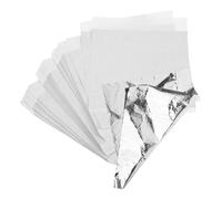 TEMPNAP 100 Feuilles Argentées Imitation pour Loisirs Créatifs, Décoratives, en Aluminium Électrochimique, Faciles à Appliquer et Brillantes