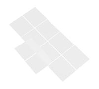 TEMPNAP 10pcs Film Adhésif Diffusant la Lumière LED Blanc pour Plafonnier, Matériau Pet 5x5cm, Améliore L’éclairage et Maximise L’efficacité des Led, pour Éclairage Domestique