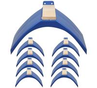 TEMPNAP 10pcs Perchoirs pour Oiseaux en Bois et PP, Surface Lisse et Polie, Support Sûr pour Pigeons et Perroquets en Phase de Repos
