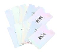 TEMPNAP 10pièces Lot de Pochettes pour Cartes Identité De Crédit Voyage RFID Protection