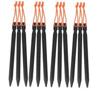TEMPNAP 12pièces Piquets De Fixation Aluminium Alliage pour Tentes Accessoires De Camping Résistants Aux Vents De Rangement