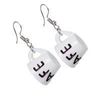 TEMPNAP 1Paire Boucles Oreilles Miniatures de Tasse de Café de Mode pour Dames Accroche Regard pour Toutes Occasions Design