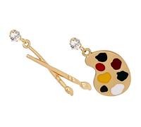 TEMPNAP 1Paire Boucles Oreilles Pendantes Artistiques et Plaque pour Parfaites pour Passionnées Art et Occasions Spéciales