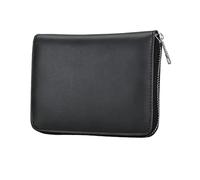 TEMPNAP 1pièce Portefeuille De Passeport RFID Multifonctionnel Noir Organisateur De Voyage pour Hommes Et Femmes avec Compartiments Pratiques pour Cartes Et Identités