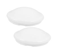 TEMPNAP 2 pièces Cache Lampe de Plafond Encastré Plastique Abat Jour Champignon pour Luminaires Suspendus Compatible avec Plafonniers Ronds Blanc Opaque