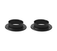 TEMPNAP 2 Pièces Capuchon de Protection D’essieu Vélo Noir pour Axe 24mm