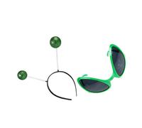 TEMPNAP 2 Pièces Serre-têtes à Boule Et Appendices Martiens Inclus Un Lot Pour Adultes Pour Costumes Oreilles Et Fêtes Halloween