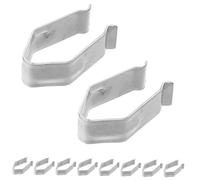 TEMPNAP 20 Pièces Clips à Ressort pour Cintres Accessoires Robustes pour Vêtements pour Pantalons et Résistants à Humidité et Antirouille