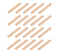 TEMPNAP 20pièces Supports Bois pour Dominos Et Jeux De Société Porte-Dominos Et Support De Cartes pour Organiser Vos Parties De Mexican Train Et Autres Activités Ludiques