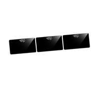 TEMPNAP 3 Pièces Balance Électronique Portable Chargeable avec Surface Miroir Échelle de Poids Compacte et Précise pour Fitness et Voyage