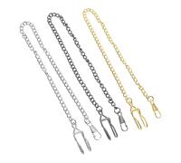 TEMPNAP 3 Pièces Chaîne de Montre Rétro Lot de Accessoires Universels pour Montres Anciennes Compatible avec Divers Modèles Élégance et Praticité pour Événements Spéciaux