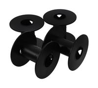 TEMPNAP 4 Bobines Vides Universelles en Plastique Compact Bobines de Câble Multifonctions pour Fil de Pêche Lot de Remplacement pour Gestion de Fil Accessoires de Pêche et Bricolage