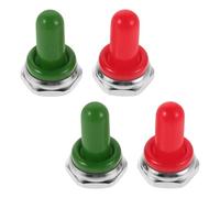 TEMPNAP 4pièces Capuchons de Protection Étanches pour Interrupteur à Bascule Guitare Couvre-boutons Potentiomètre et Sélecteur de Micro Accessoires pour Guitare Couleur Couleur Aléatoire
