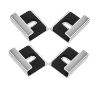 TEMPNAP 4pièces Clips Métal pour Miroir à Montage Mural Supports Robustes pour Miroirs sans Cadre Carreaux De Verre Et Cadres Photo Accessoires De Fixation Inoxydable
