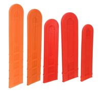 TEMPNAP 5pièces Cache Chaîne Tronçonneuse Protection Guide Plastique Résistant pour Barre de Tronçonneuse Couleur Aléatoire