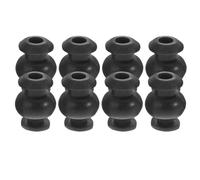 TEMPNAP 8 Pièces Amortisseur de Cardan Noir en Caoutchouc pour Contrôleur de Vol et Quadcoptère Rc Absorption de Choc 3D Améliorant la Stabilité D’Image pour Opérations Aériennes