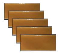TEMPNAP Accessoire pour casque de soudage lentilles en verre 2 x 4,25, pack de 5, facile à changer, protection UV/IR, pour maintenance quotidienne et projets de loisirs
