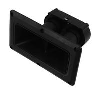 TEMPNAP Accessoire pour Haut-parleur à Pavillon Noir Buzzer Piézoélectrique Double Corne en Plastique pour Enseignement Extérieur et Entraînement au Chant D'oiseaux