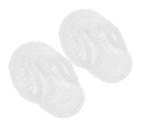 TEMPNAP Accessoires Photo pour Bébé -né, Petites Pantoufles Blanches en Laine Douce, Style Délicat pour Séance Photo de Naissance