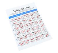 TEMPNAP Affiche Murale en Papier pour Ukulélé et Guitare, Tableau D'accords pour Débutants, Améliore les Compétences et L'efficacité D'apprentissage des Garçon et Filles