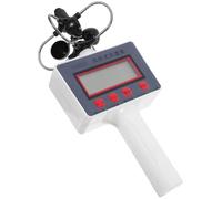 TEMPNAP Anémomètre Numérique Portable Compact en Plastique avec Écran Lcd, Mesure Fiable Vitesse du Vent, pour L'enseignement Géographie Travail Terrain