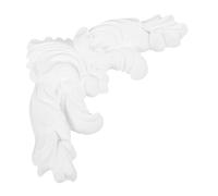 TEMPNAP Applique Sculptée Plâtre Décor Angle Non Peint pour Meubles Décoration Intérieure Élégante Résistante et Raffinée